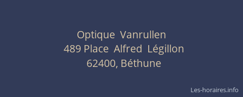 Optique  Vanrullen
