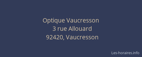 Optique Vaucresson