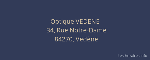 Optique VEDENE