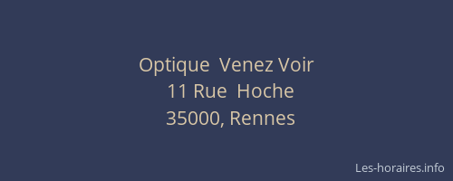 Optique  Venez Voir