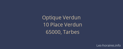 Optique Verdun