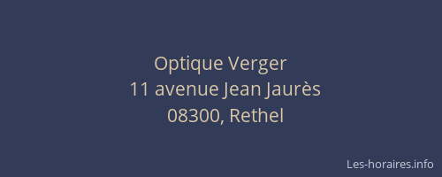 Optique Verger