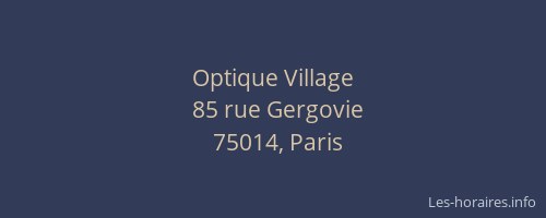 Optique Village