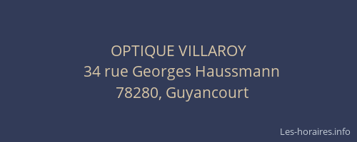 OPTIQUE VILLAROY