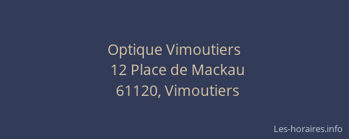 Optique Vimoutiers