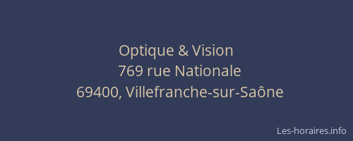 Optique & Vision