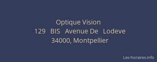 Optique Vision