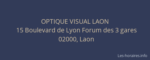 OPTIQUE VISUAL LAON