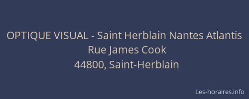 OPTIQUE VISUAL - Saint Herblain Nantes Atlantis