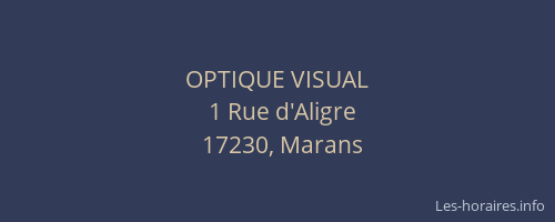OPTIQUE VISUAL