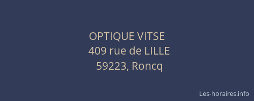 OPTIQUE VITSE