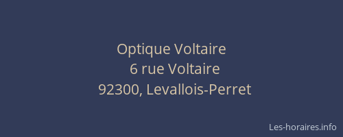 Optique Voltaire