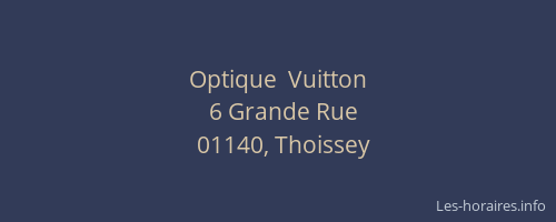 Optique  Vuitton
