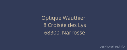 Optique Wauthier