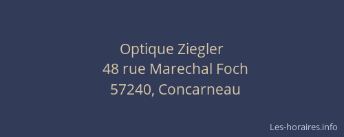 Optique Ziegler