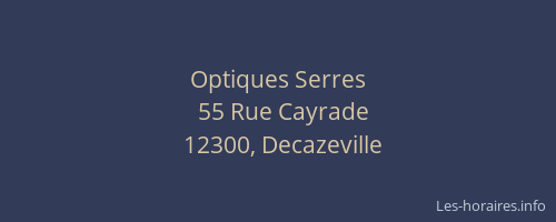 Optiques Serres