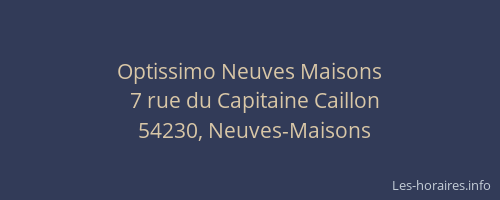 Optissimo Neuves Maisons