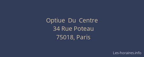 Optiue  Du  Centre
