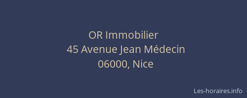OR Immobilier