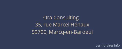 Ora Consulting