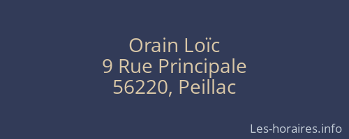 Orain Loïc