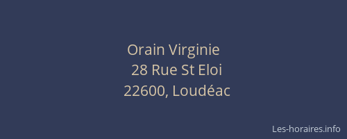 Orain Virginie