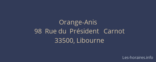 Orange-Anis