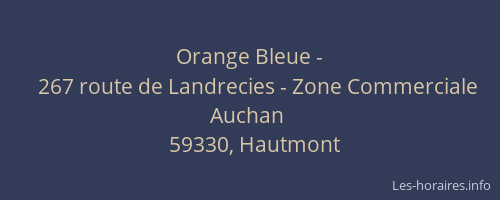 Orange Bleue -