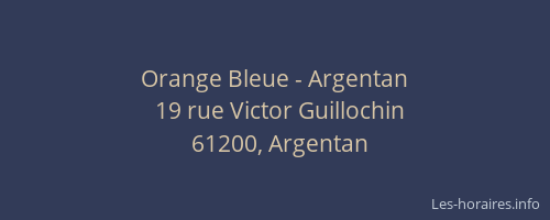 Orange Bleue - Argentan
