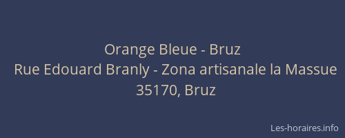 Orange Bleue - Bruz