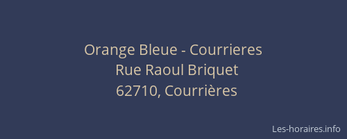 Orange Bleue - Courrieres