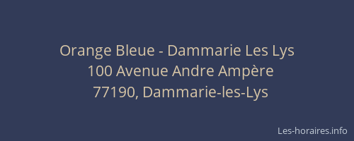 Orange Bleue - Dammarie Les Lys