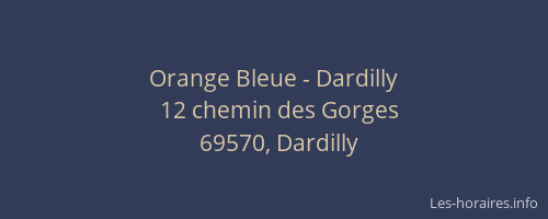 Orange Bleue - Dardilly