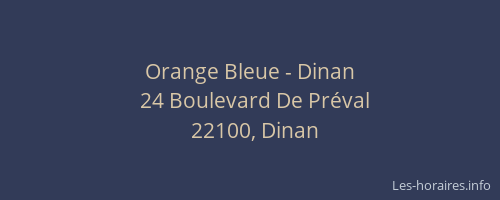 Orange Bleue - Dinan