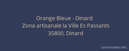 Orange Bleue - Dinard