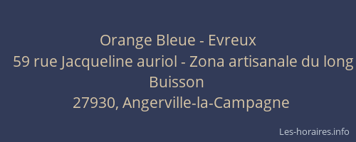 Orange Bleue - Evreux