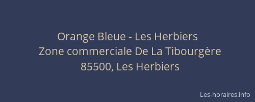 Orange Bleue - Les Herbiers