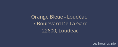 Orange Bleue - Loud&eacute;ac
