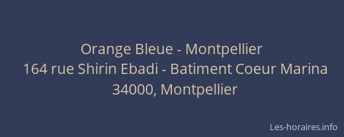 Orange Bleue - Montpellier