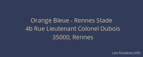 Orange Bleue - Rennes Stade
