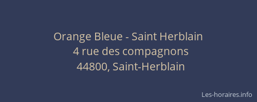Orange Bleue - Saint Herblain