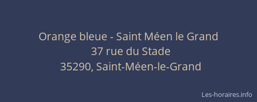 Orange bleue - Saint Méen le Grand