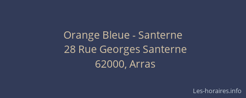 Orange Bleue - Santerne