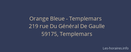 Orange Bleue - Templemars