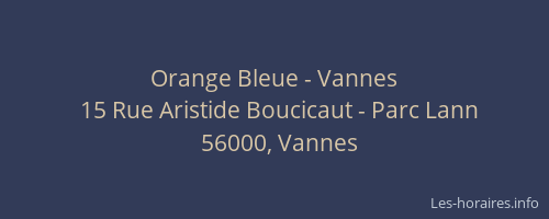 Orange Bleue - Vannes