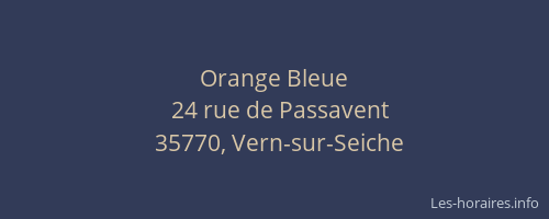 Orange Bleue