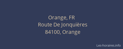 Orange, FR