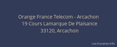 Orange France Telecom - Arcachon