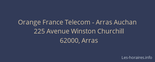 Orange France Telecom - Arras Auchan