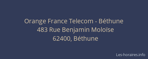 Orange France Telecom - Béthune